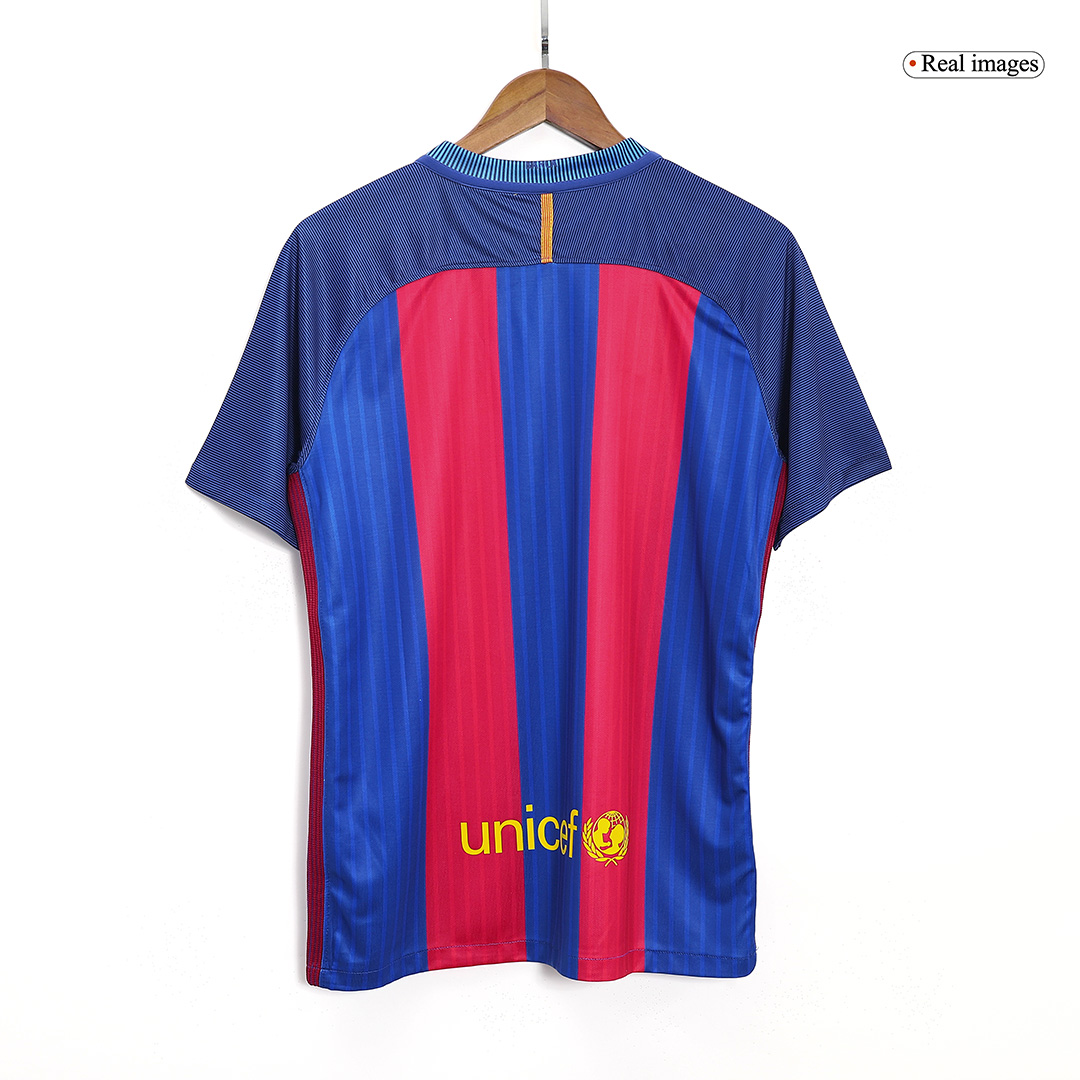 Barcelona MESSI #10 Home Soccer Jersey Retro 2016/17 - gojersey