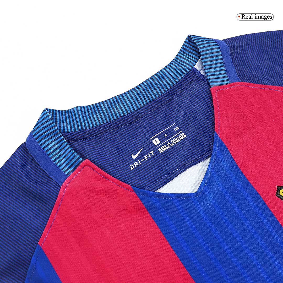 Barcelona MESSI #10 Home Soccer Jersey Retro 2016/17 - gojersey