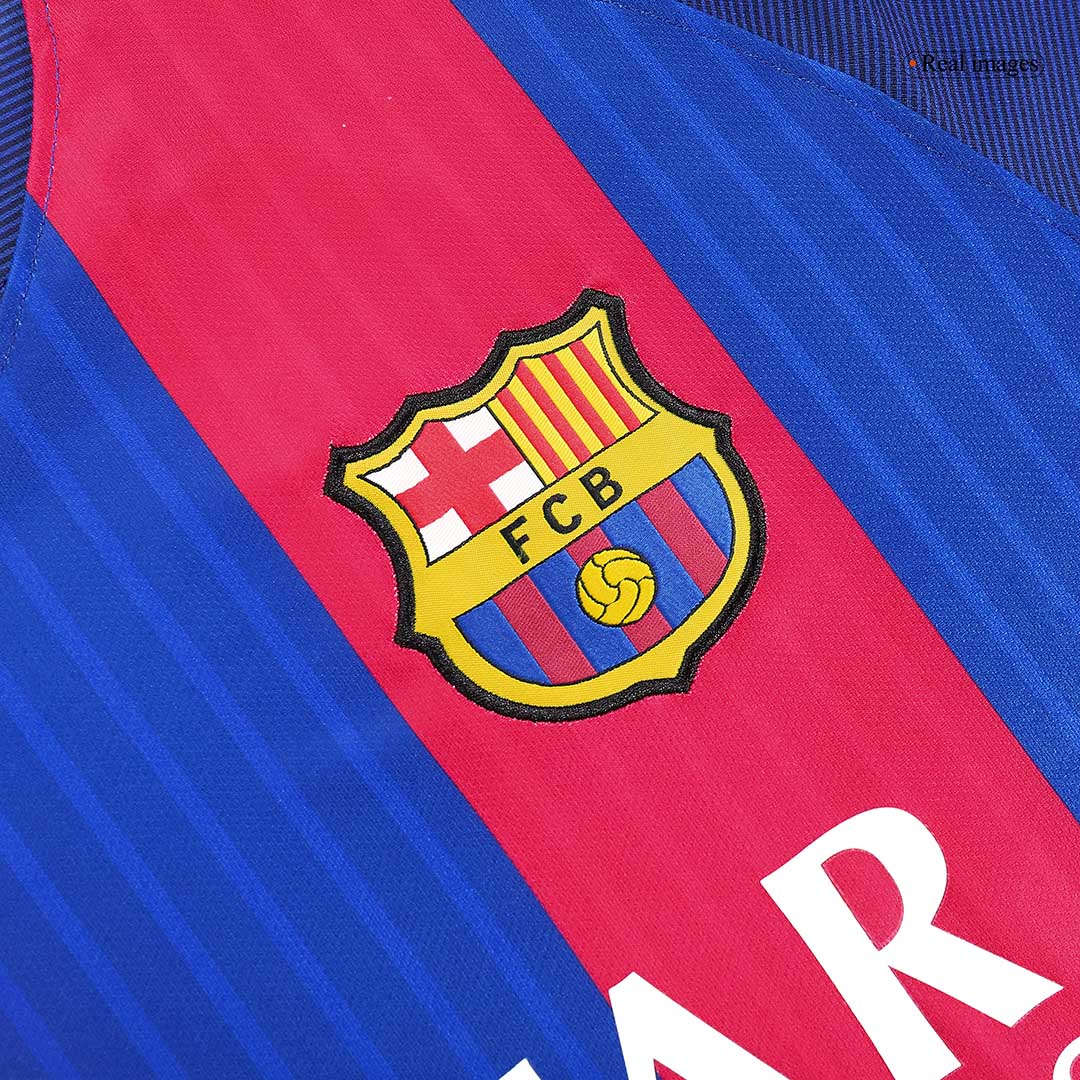 Barcelona MESSI #10 Home Soccer Jersey Retro 2016/17 - gojersey
