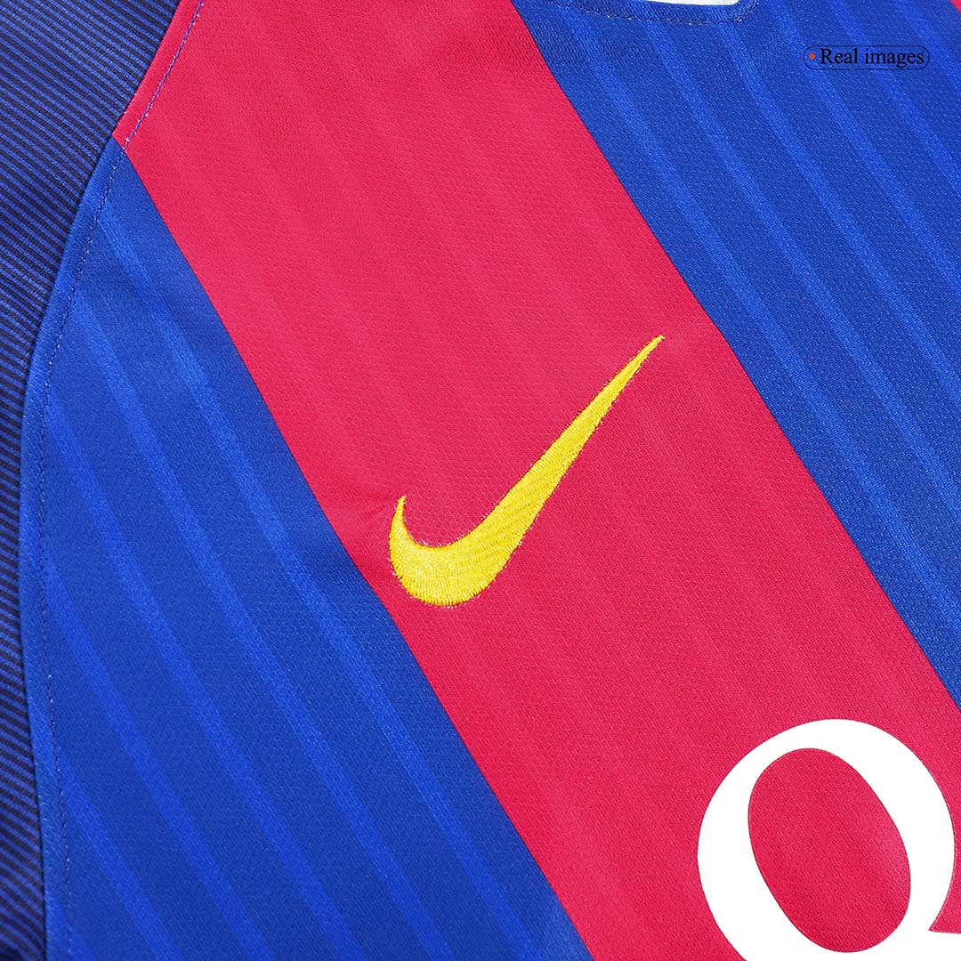 Barcelona MESSI #10 Home Soccer Jersey Retro 2016/17 - gojersey