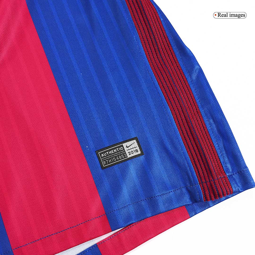 Barcelona MESSI #10 Home Soccer Jersey Retro 2016/17 - gojersey