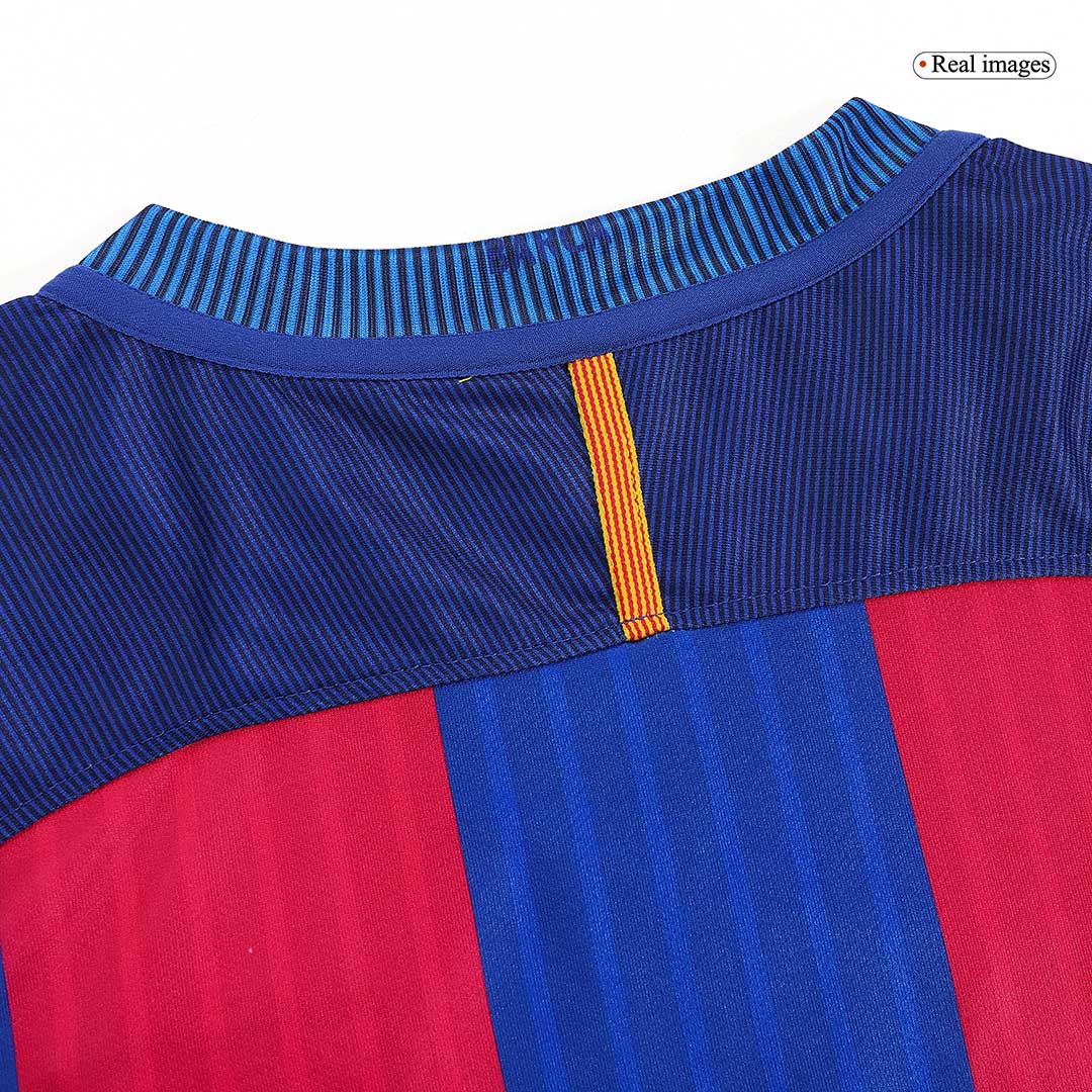 Barcelona MESSI #10 Home Soccer Jersey Retro 2016/17 - gojersey