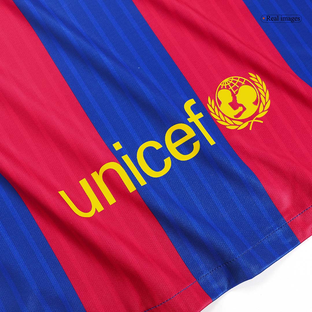 Barcelona MESSI #10 Home Soccer Jersey Retro 2016/17 - gojersey