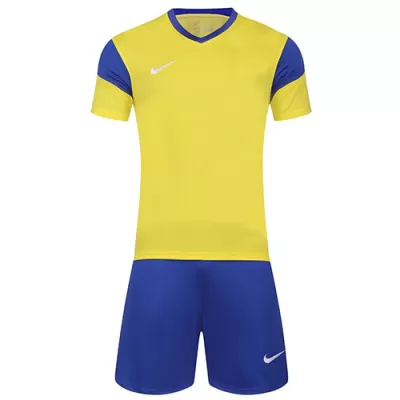 NK-761 Customize Team Jersey Kit(Shirt+Short) Yellow - gojersey
