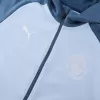 Manchester City Hoodie Training Kit - Blue - gojersey