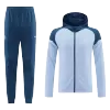Manchester City Hoodie Training Kit - Blue - gojersey