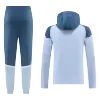 Manchester City Hoodie Training Kit - Blue - gojersey