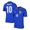 France MBAPPE #10 Home Jersey Authentic EURO - gojersey