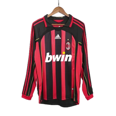 AC Milan Home Jersey Retro 2006/07 - Long Sleeve - gojersey