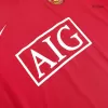 Manchester United SCHOLES #18 Home Soccer Jersey Retro 2007/08 - Long Sleeve - gojersey