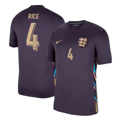 England RICE #4 Away Jersey - gojersey