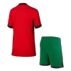 Portugal Home Jersey Kit EURO Kids(Jersey+Shorts) - gojersey
