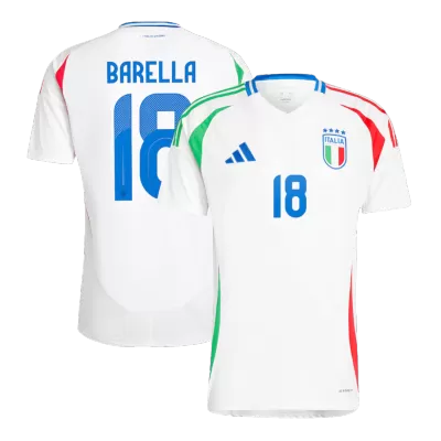 Italy BARELLA #18 Away Jersey EURO - gojersey