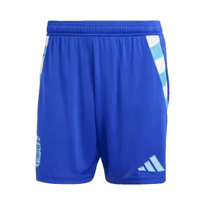 Argentina Away Soccer Shorts - gojersey