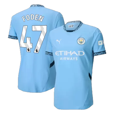 Manchester City FODEN #47 Home Jersey Authentic - gojersey