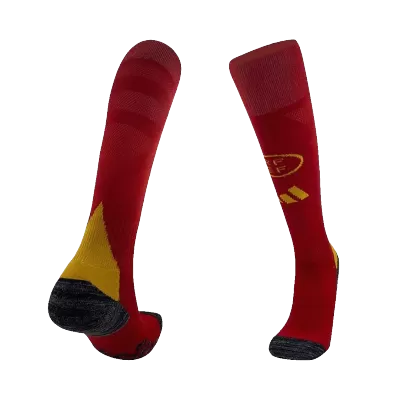 Spain Home Soccer Socks - gojersey