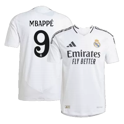 Real Madrid MBAPPÉ #9 Home Jersey Authentic - gojersey