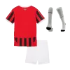 AC Milan Home Jersey Kit Kids(Jersey+Shorts+Socks) - gojersey
