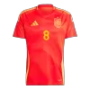 Spain FABIÁN #8 Home Jersey EURO - gojersey