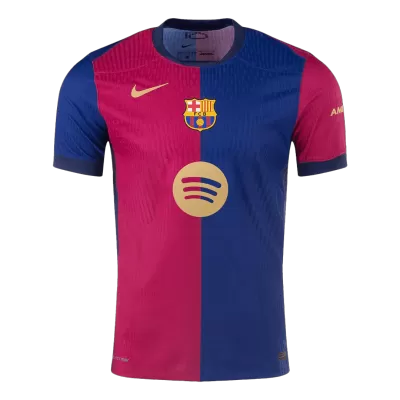 Barcelona Home Jersey Authentic Spotify Logo Without Text - gojersey