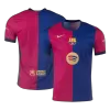 Barcelona Home Jersey Authentic Spotify Logo Without Text - gojersey