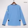 Manchester City Long Sleeve Home Jersey - gojersey