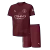 Manchester City Third Away Jersey Kit Kids(Jersey+Shorts) - gojersey
