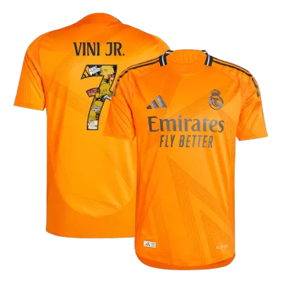 Real Madrid VINI JR. #7 Away Jersey Authentic - gojersey