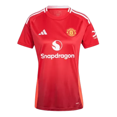 Women's Manchester United Home Soccer Jersey - gojersey
