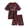 Manchester City Third Away Jersey Kit Kids(Jersey+Shorts) - gojersey
