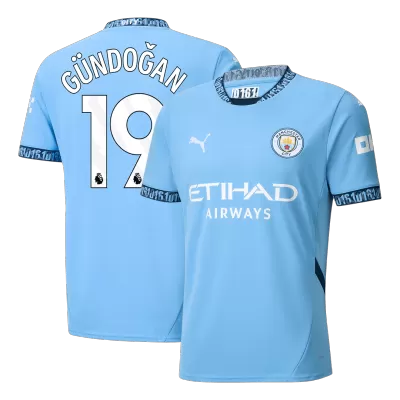 Manchester City GÜNDOĞAN #19 Home Jersey - gojersey