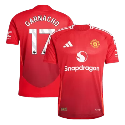 Manchester United GARNACHO #17 Home Soccer Jersey Authentic - gojersey