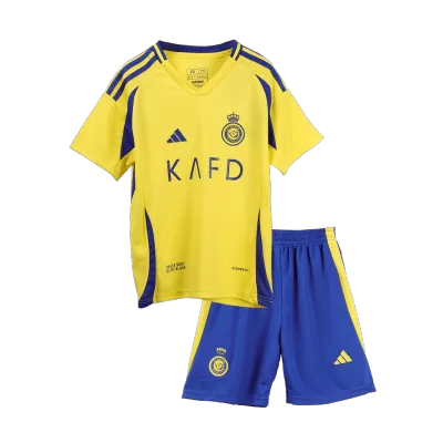 Al Nassr Home Soccer Jersey Kit Kids(Jersey+Shorts) - gojersey