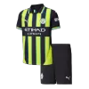 Manchester City Away Soccer Jersey Kit Kids(Jersey+Shorts) - gojersey