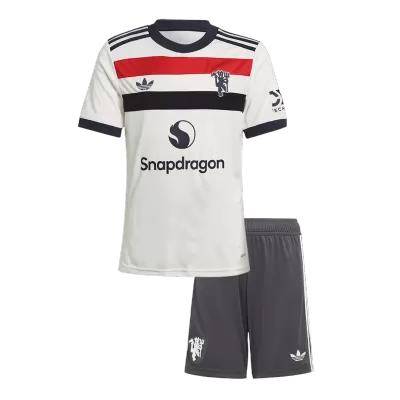 Manchester United Third Away Soccer Jersey Kit  Kids(Jersey+Shorts) - gojersey
