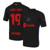 Barcelona LAMINE YAMAL #19 Away Soccer Jersey Authentic - UCL Edition - gojersey