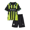 Manchester City Away Soccer Jersey Kit Kids(Jersey+Shorts) - gojersey