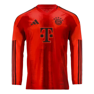 Bayern Munich Long Sleeve Home Soccer Jersey - gojersey