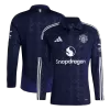 Manchester United Long Sleeve Away Soccer Jersey - gojersey