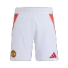 Manchester United Home Soccer Shorts Authentic - gojersey