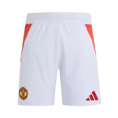 Manchester United Home Soccer Shorts Authentic - gojersey