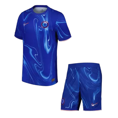 Chelsea Home Soccer Jersey Kit Authentic (Jersey+Shorts) - gojersey