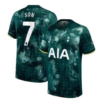 Tottenham Hotspur SON #7 Third Away Soccer Jersey Authentic - gojersey
