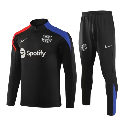 Kids Barcelona Zipper Sweatshirt Kit - gojersey