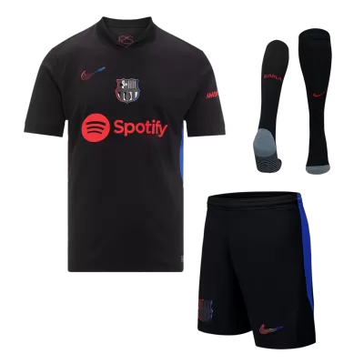 Barcelona Away Soccer Jersey Kit (Jersey+Shorts+Socks) - gojersey