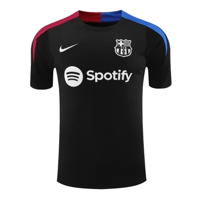 Barcelona Pre-Match Training Soccer Jersey - Black - gojersey