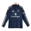 Manchester United Long Sleeve Away Soccer Jersey - gojersey