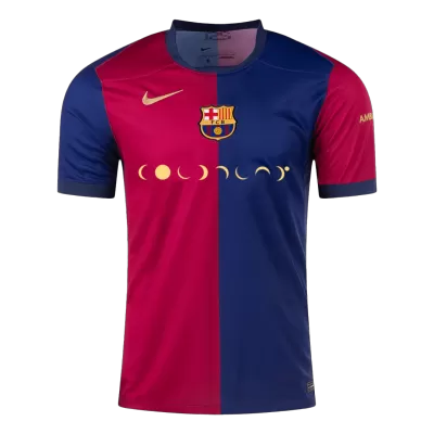Barcelona Home Soccer Jersey - COLDPLAY - gojersey