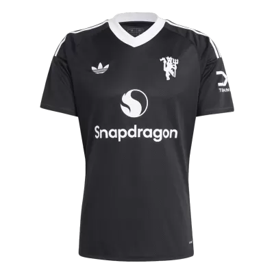 Manchester United Third Away Goalkeeper Soccer Jersey - Black - gojersey