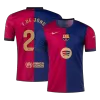 Barcelona F.DE JONG #21 Home Jersey - Spotify Logo Without Text - gojersey